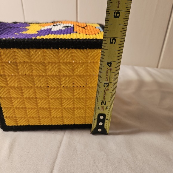 Vintage 1995 Looney Tunes Tissue Box Cover "Road Runner" Plastic Canvas - Picture 7 of 8